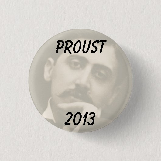 Proustのバッジを読むことの年 缶バッジ (正面)
