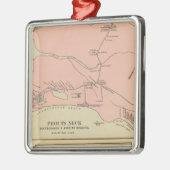 Proutsの首スカボロのHigginsのビーチ メタルオーナメント (左)