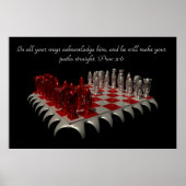 Prov 3:6：あなたがたは、彼を認めてくれる ポスター (正面)