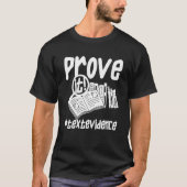 Prove It Text Evidence u2013 Teacher Tシャツ (正面)
