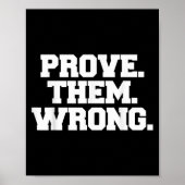 Prove Them Wrong Athlete Srt Gym Motivation  ポスター (正面)