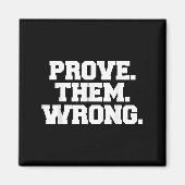 Prove Them Wrong Athlete Srt Gym Motivation マグネット (正面)