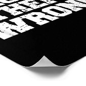 Prove Them Wrong Srt Gym Motivation Distressed Log ポスター (角)