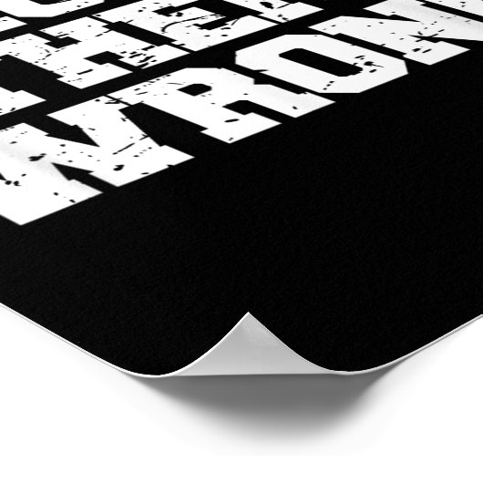 Prove Them Wrong Workout Training Motivation Logo ポスター (角)