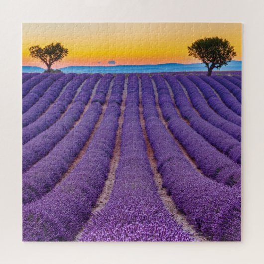 Provence、フランス。バレンソール高原。 ジグソーパズル (横)