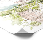 Provence Chateau French Country Ring Game Bridal ポスター (角)