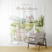 Provence Elegant Chateau French Country Bridal タペストリー (インサイチュ)