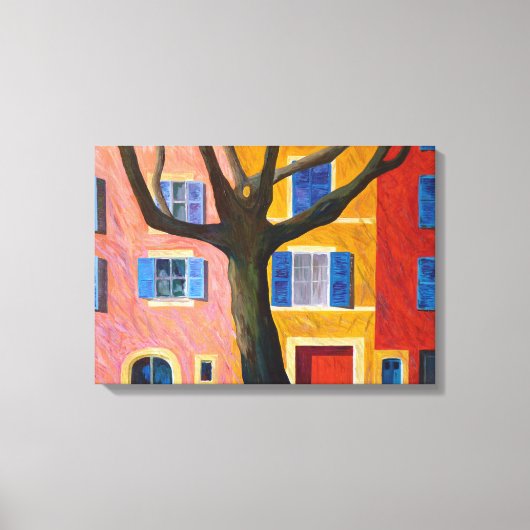 Provence et platane キャンバスプリント (正面)