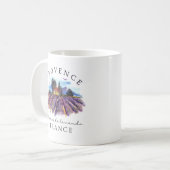 Provence France – Lavender Fields コーヒーマグカップ (正面左)
