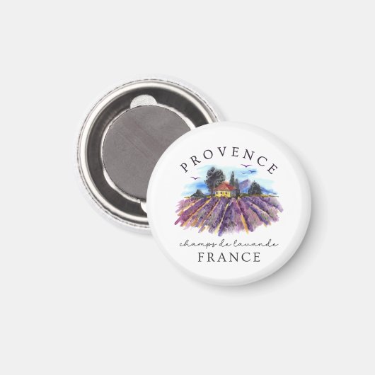 Provence France – Lavender Fields マグネット (正面/裏面)