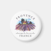 Provence France – Lavender Fields マグネット (正面)