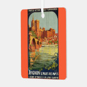 Provence France Postcard Ornament メタルオーナメント (正面左)