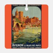 Provence France Postcard Ornament メタルオーナメント (裏面)