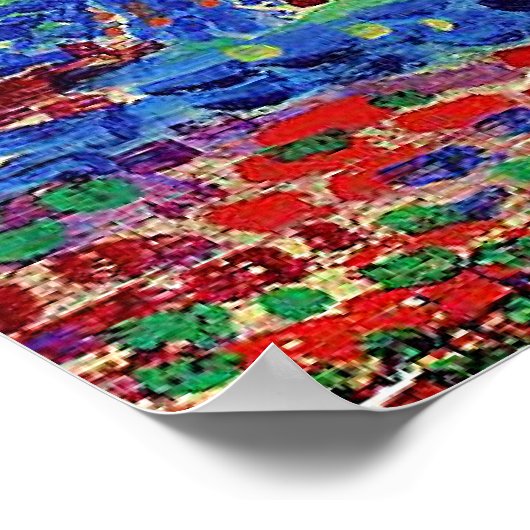 Provence Landscape by Henri-Edmond Cross ポスター (角)