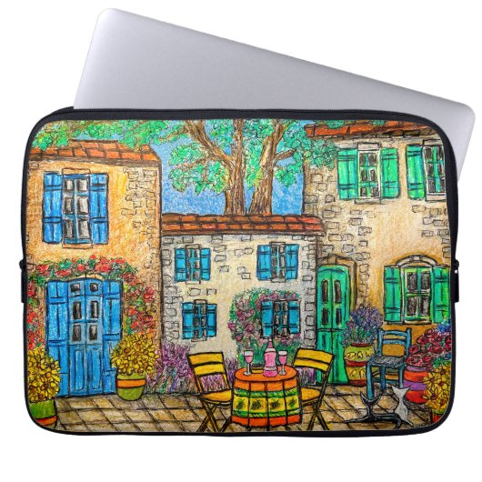 Provence Laptopケースの思い出 ラップトップスリーブ (正面)