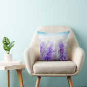 Provence Lavender:ヴィンテージ水彩場 クッション (椅子)