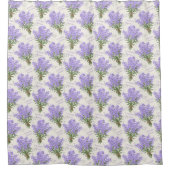 Provence Lavender Bunches Shower Curtain シャワーカーテン (正面)