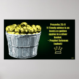 Proverb 25:11ポスター ポスター