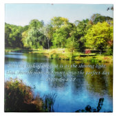 Proverb 4:18 Path of the Just タイル (正面)