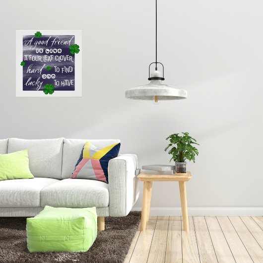 Proverbe sur l'amitie – 友情の諺 ポスター