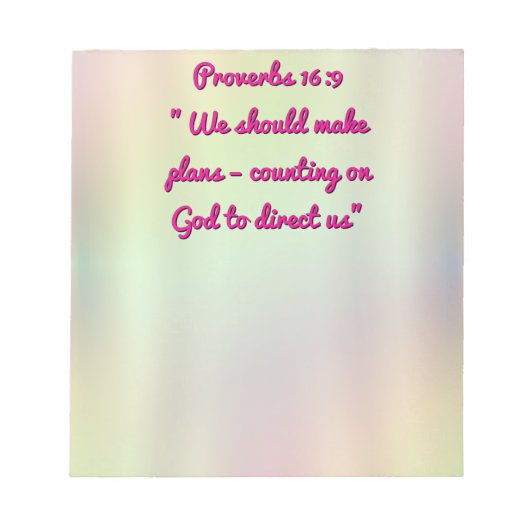 proverbs ノートパッド (正面)