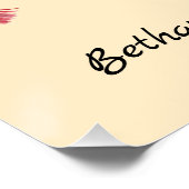 Proverbs -中国の先生。編集可能な文字/名前 ポスター (コーナー)