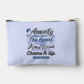 Proverbs 12:25 Bible Verse – Kind Word Art アクセサリーポーチ (裏面)