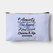 Proverbs 12:25 Bible Verse – Kind Word Art アクセサリーポーチ (正面)