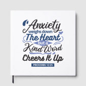 Proverbs 12:25 Bible Verse – Kind Word Art ゲストブック (正面)