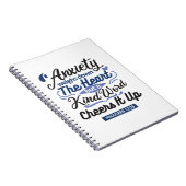 Proverbs 12:25 Bible Verse – Kind Word Art ノートブック (右側)