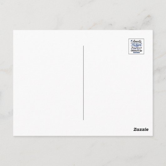 Proverbs 12:25 Bible Verse – Kind Word Art ポストカード (裏面)