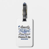 Proverbs 12:25 Bible Verse – Kind Word Art ラゲッジタグ (裏面縦)