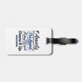 Proverbs 12:25 Bible Verse – Kind Word Art ラゲッジタグ (裏面横)