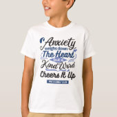 Proverbs 12:25 Bible Verse – Kind Word Art Tシャツ (正面)