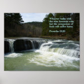 Proverbs 13-20 Waterfall ポスター (正面)