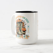 Proverbs 16:9 ツートーンマグカップ (正面左)