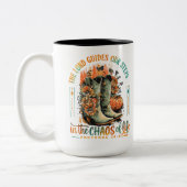 Proverbs 16:9 ツートーンマグカップ (左)