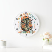 Proverbs 16:9  ラージ壁時計 (ホーム)