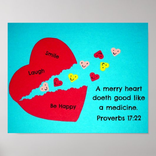 Proverbs 17:22 ポスター (正面)