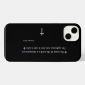 Proverbs 18:10 聖書の言葉 iPhone / iPad カバー (裏面横)