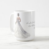 Proverbs 18:22 Wedding Coffee Mug コーヒーマグカップ (正面左)