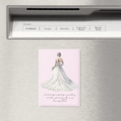 Proverbs 18:22 Wedding Greeting Card マグネット (インサイチュ (食洗機))