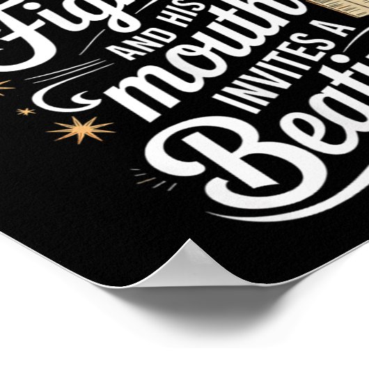 Proverbs 18 6 _ Bible Verse  ポスター (角)