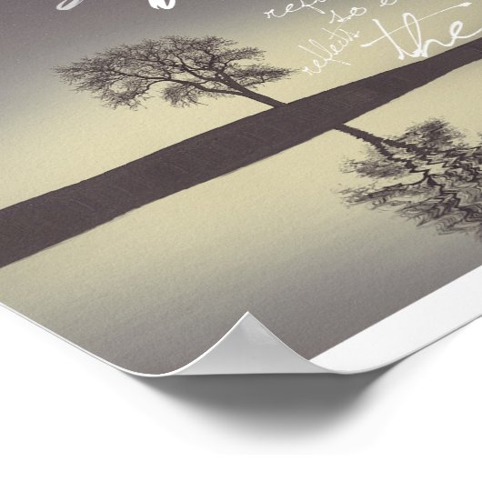 Proverbs 27:19 - As water reflects the face ポスター (角)