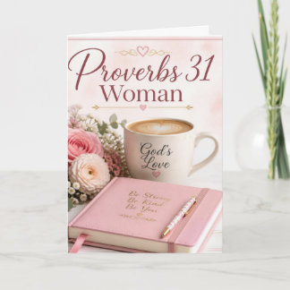 Proverbs 31の女性 誕生日カード カード