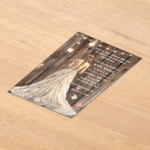 Proverbs 31:10 Bridal Shower Invitation アクリル招待状 (レイダウン)