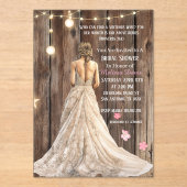 Proverbs 31:10 Bridal Shower Invitation アクリル招待状 (正面)