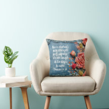 Proverbs 31:25 スロー枕 励ましの聖書の言葉