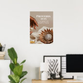 Proverbs 31:25 Empowered Woman Gift for Her ポスター (ホームオフィス)