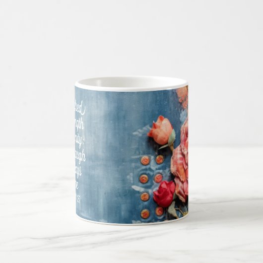 Proverbs 31:25 Mug Inspiring Bible Verse  コーヒーマグカップ (中央)